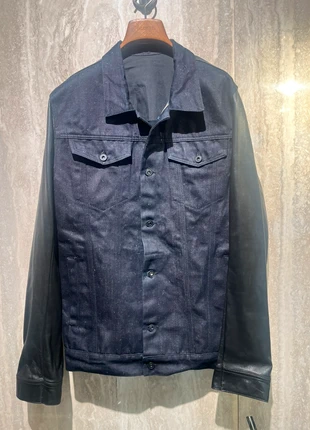 Veste Chevignon jean & cuir à vendre, marque: Chevignon, état: Neuf sans étiquette, taille: XXL, 160,00 €, 168,70 € Protection acheteurs incluse