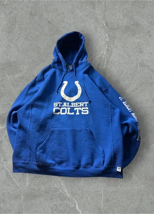 Hoodie / Pull à capuche Russel Athletic USA vintage bleu – Taille XL Oversize (Unisexe), marque: Russel Athletic, état: Très bon état, taille: XL, 25,00 €, 26,95 € Protection acheteurs (Pro) incluse