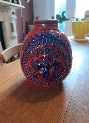Stunning Carstens West German Mid-Century Vase Red Blue, brand: West Germany, condition: Very good, £65.00, £68.95 includes Buyer Protection