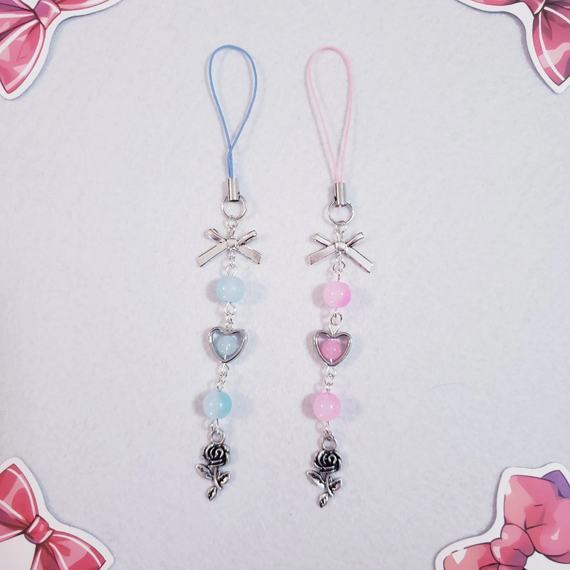 Matching Rose phone charms 1