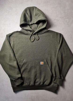 Sweat/Hoodie Carhartt streetwear à capuche Kaki - Logo brodé - taille M - très bon état, brand: Carhartt, condition: Very good, size: M, €47.00, €50.05 includes Buyer Protection