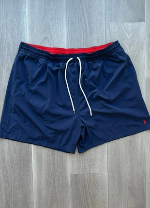 Short de Bain Ralph Lauren / Maillot de Bain RL Bleu Marine Logo Rouge - Taile 5XL, brand: Ralph Lauren, condition: Very good, size: 5XL, €60.00, €63.70 includes Buyer Protection Pro