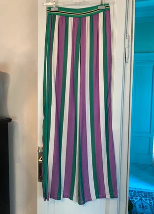 pantalone a vita alta 💚💜, marque: Kate by Laltramoda, état: Très bon état, taille: M / 38 / 10, 15,00 €, 16,45 € Protection acheteurs incluse