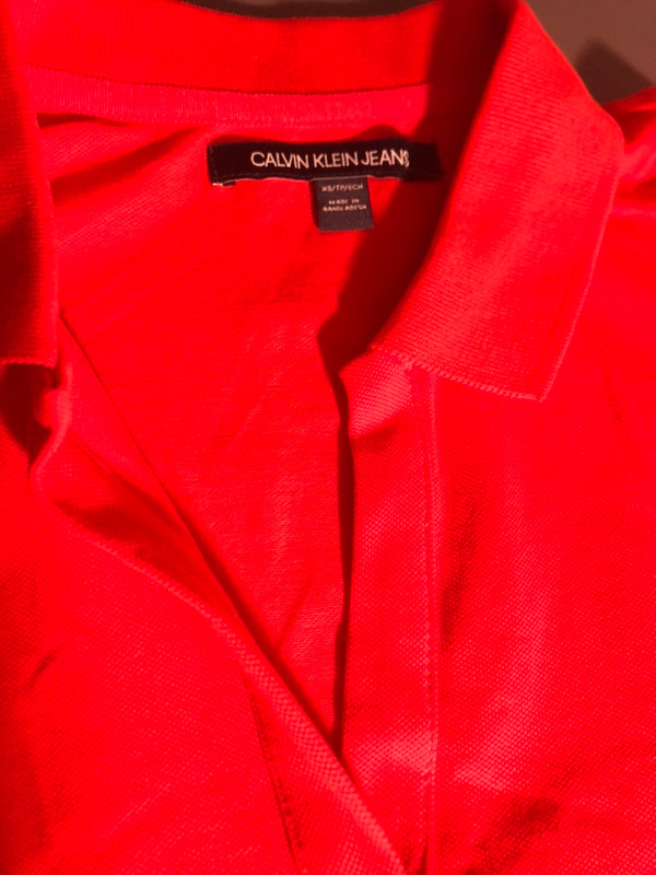 T-shirt Calvin Klein rouge 1