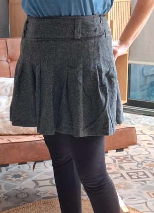 Style raffiné – Jupe gris anthracite Camaïeu 🖤, merk: Camaïeu, staat: Nieuw zonder prijskaartje, maat: XL / 42 / 14, € 29,00, € 31,15 inclusief Kopersbescherming