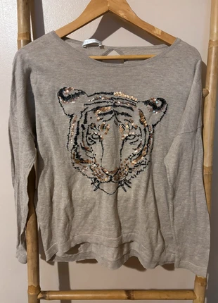 Pull tigre en coton promod, marca: Promod, estado: Muito bom, tamanho: M / 38 / 10, €3.00, €3.85 inclui Proteção do Comprador