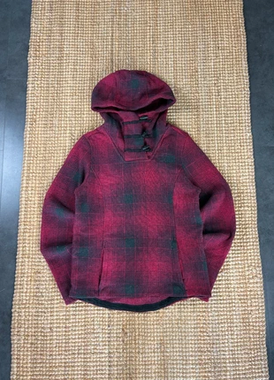The North Face Womens Crescent Hooded Pullover Rumba Red Ombre Plaid Taille XS, merk: The North Face, staat: Heel goed, maat: XS / 34 / 6, € 40,00, € 42,70 inclusief Kopersbescherming Pro