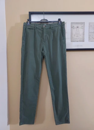 Pantaloni di cotone, verdi, taglia M, taglia IT 48, Sorbino, marca: Vintage Dressing, estado: Muito bom, tamanho: M, €15.00, €16.45 inclui Proteção do Comprador
