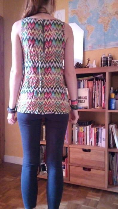 Blouse hippie colorée 2