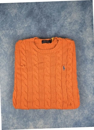 polo ralph lauren pull torsadé orange col rond coton femme taille S “99A”, marque: Ralph Lauren, état: Très bon état, taille: S / 36 / 8, 49,00 €, 52,15 € Protection acheteurs (Pro) incluse