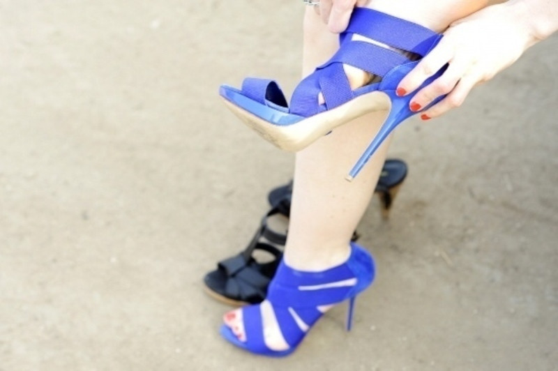 Sandales Zara bleues t39 1
