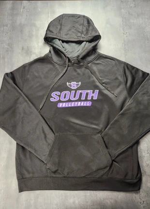 Sweat à capuche noir South Volleyball logo violet unisexe Taille XL, marque: American Vintage, état: Très bon état, taille: XL, 15,00 €, 16,45 € Protection acheteurs incluse
