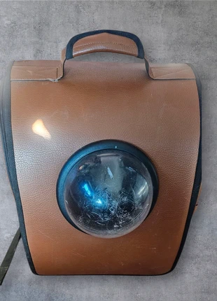 Grand sac de transport en cuir bulle chats/chiens, brand: Maxi Zoo, condition: Good, €13.00, €14.35 includes Buyer Protection