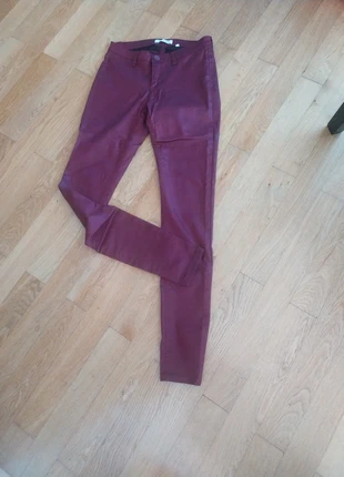 Pantalon skinny Naf Naf 36 bordeaux ciré, brand: Naf Naf, condition: Very good, size: S / 36 / 8, €4.00, €4.90 includes Buyer Protection