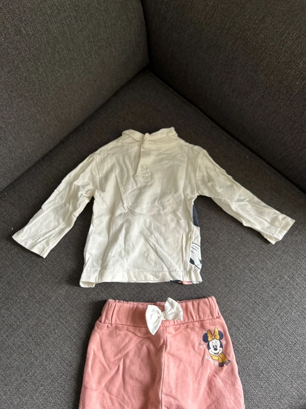 Ensemble Minnie bébé fille, jogging et t-shirt manches longues 9 mois - photo numéro 4