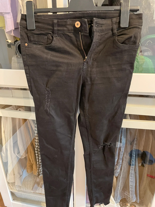 Jeans High Ankle H&M in schwarz - Vinted