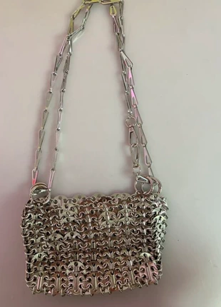 Sac métal argent cotte de mailles silver 2yk, brand: Vintage Dressing, condition: New without tags, €45.00, €47.95 includes Buyer Protection