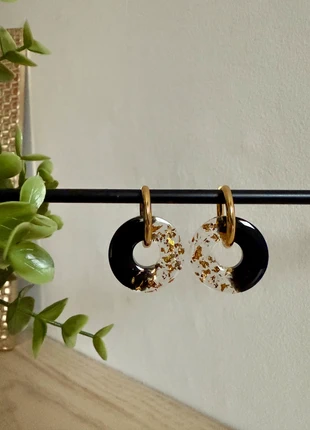 Pampilles 2,6cm donut en resine. Sans creole, condition: Very good, €3.00, €3.85 includes Buyer Protection Pro