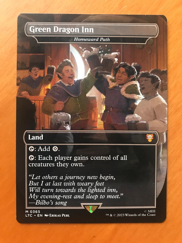 Green Dragon Inn - Il Signore degli Anelli Commander The Lord of the Rings - Magic MTG 1