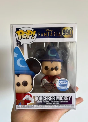Funko Pop Disney, Sorcerer Mickey, merk: Funko, staat: Heel goed, maat: Prematuur, tot 44 cm, € 23,00, € 24,85 inclusief Kopersbescherming