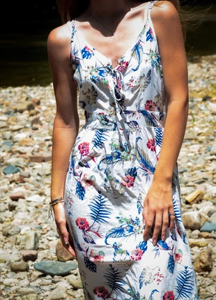 Robe longue à motif fleurs été , marke: Orcelly, zustand: Gut, größe: S / 36 / 8, 8,00 €, 9,10 € inklusive Vinted-Käuferschutz