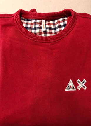 Felpa rossa toppe scozzesi unisex Sun 68, marke: Sun68, zustand: Sehr gut, größe: 12 Jahre / 152, 14,00 €, 15,40 € inklusive Vinted-Käuferschutz