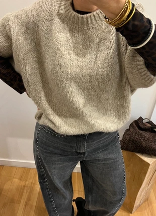 PULL Manches courtes - coupe Comfy - taille unique - taupe- Victoiretaupe!4iU, brand: Boutique Parisienne, condition: New with tags, size: One size, €31.00, €33.25 includes Buyer Protection Pro