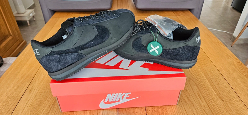Nike cortez triple black Vinted