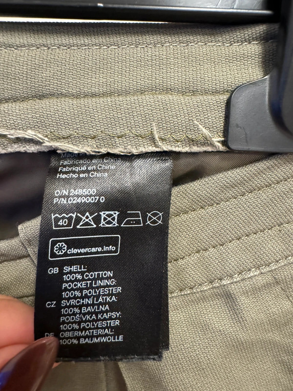 Calções Caqui 40 H&M 3