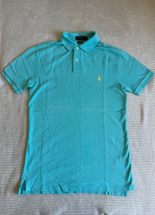 Polo Ralph Lauren Vintage Bleu Clair Slim Fit Logo Brodé Jaune Taille S 100% Coton, marca: Ralph Lauren, estado: Muito bom, tamanho: S, €19.00, €20.65 inclui Proteção do Comprador