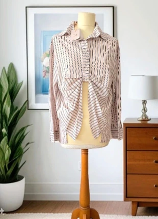 Camicia a righe Saiph tg S, marque: Saiph, état: Neuf avec étiquette, taille: S / 36 / 8, 20,00 €, 21,70 € Protection acheteurs incluse