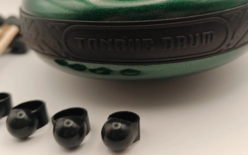 Tambour de pluie en acier - handpan - dongue drum - photo numéro 3
