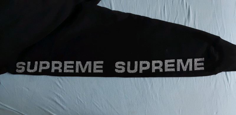 Supreme metallic rib hooded sweatshirt (hoodie) - Vinted