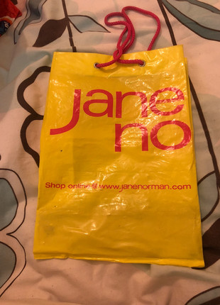 Jane norman plastic bag hotsell