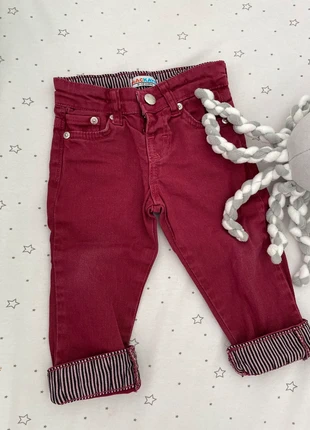 Pantalon jean bordeaux 9 12 mois, marke: Mackays, zustand: Gut, größe: 9-12 Monate / 74, 1,00 €, 1,75 € inklusive Vinted-Käuferschutz