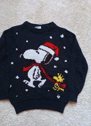 Maglione di Natale Peanuts, marque: Peanuts, état: Très bon état, taille: 4 ans / 104 cm, 4,00 €, 4,90 € Protection acheteurs incluse