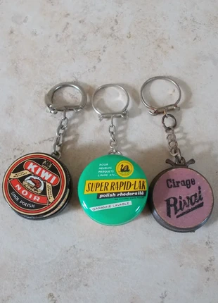 Lot de 3 porte clefs collection cirage, marke: Kiwi, zustand: Gut, 19,90 €, 21,60 € inklusive Vinted-Käuferschutz