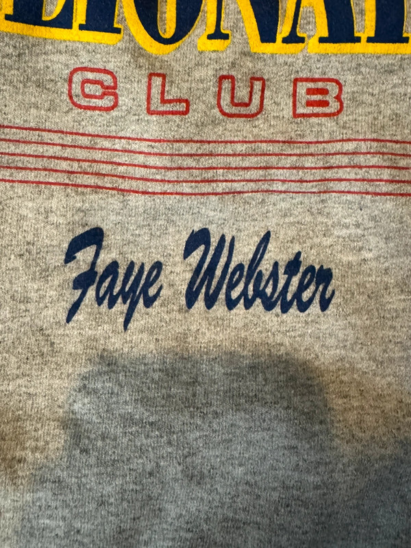 Faye Webster Atlanta Millionaire Club Grey Crewneck 3