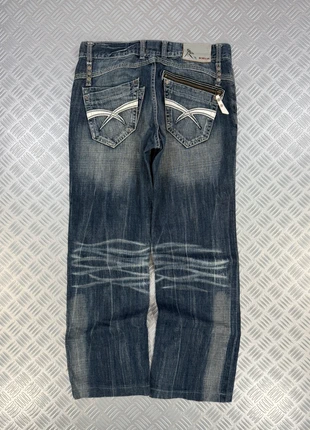 Vintage embroidered japanese jeans Y2k rare faded stone 2000s Bobson luxury brand, marca: y2k, estado: Muy bueno, tamaño: L, 74,90 €, 79,35 € Protección al comprador Pro incluida