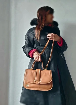 Sac cuir cognac vintage chic logo métal bandoulière structurée, brand: Vintage Dressing, condition: Very good, €29.50, €31.68 includes Buyer Protection Pro