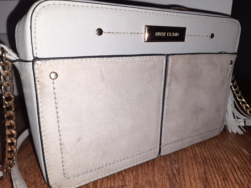 River Island box bag zilver