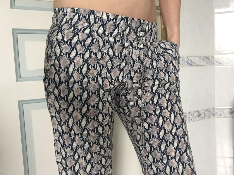 pantalon fluide à motifs 1