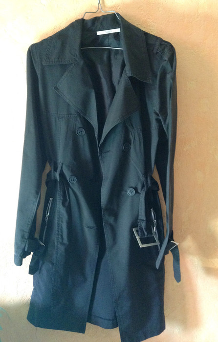 Trench coat  veste Noir Xanaka 1