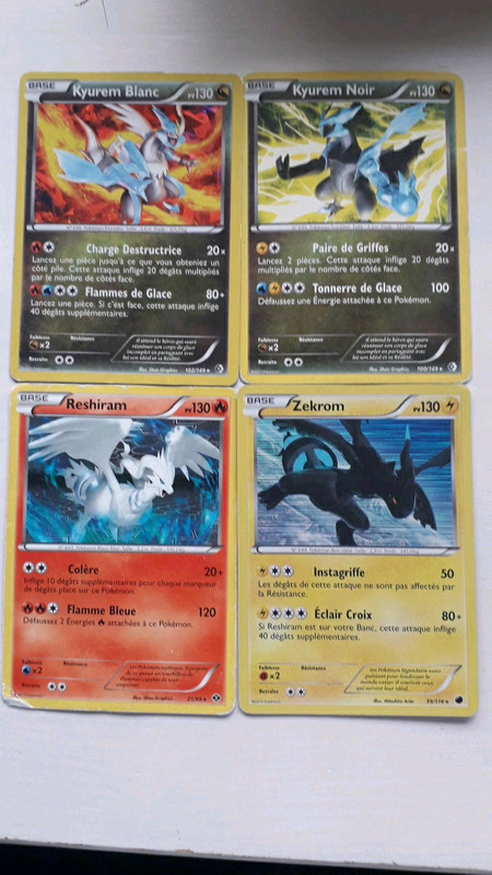 Carte pokémon reshiram et zekrom gx - Vinted