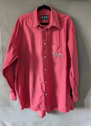 Chemise homme Serge Blanco XXL coton framboise rouge, marca: Serge Blanco, estado: Bom, tamanho: XXL, €16.00, €17.50 inclui Proteção do Comprador Pro
