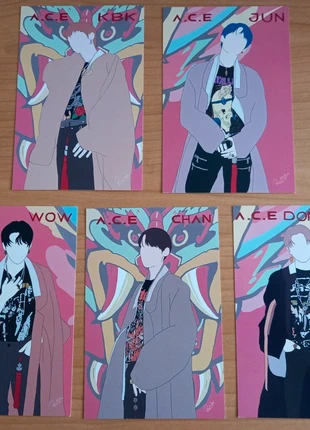 A.C.E K-pop postcard set, marke: ACE, zustand: Neu, 2,00 €, 2,80 € inklusive Vinted-Käuferschutz