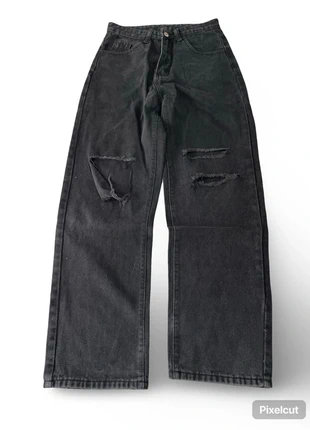 Jean Noir Troué Shein – Taille S, marca: Shein, estado: Muito bom, tamanho: S / 36 / 8, €1.00, €1.75 inclui Proteção do Comprador