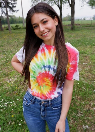 Maglietta rainbow donna, estado: Novo sem etiquetas, tamanho: M / 38 / 10, €4.00, €4.90 inclui Proteção do Comprador