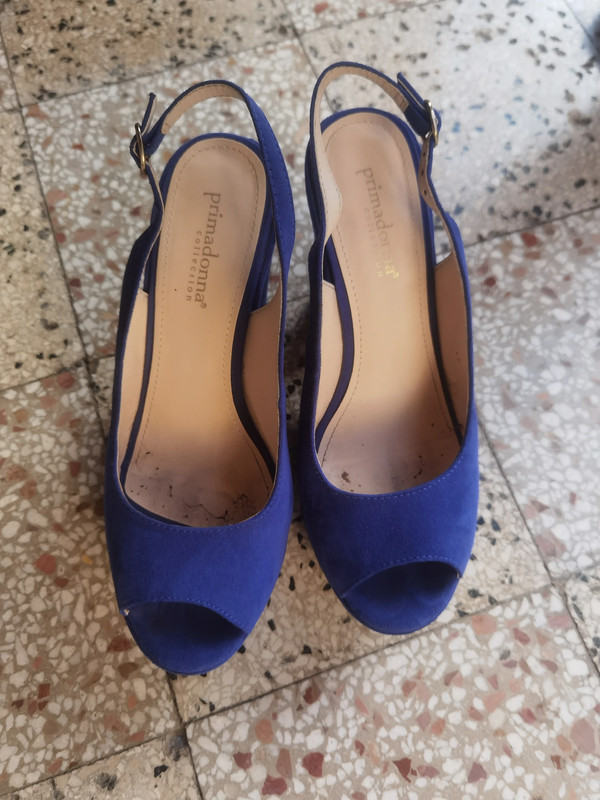 Scarpe blu clearance elettrico primadonna