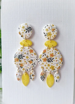 Boucles d'oreilles pendantes en fimo et résine, marca: FIMO, estado: Nuevo sin etiquetas, 12,00 €, 13,30 € Protección al comprador Pro incluida